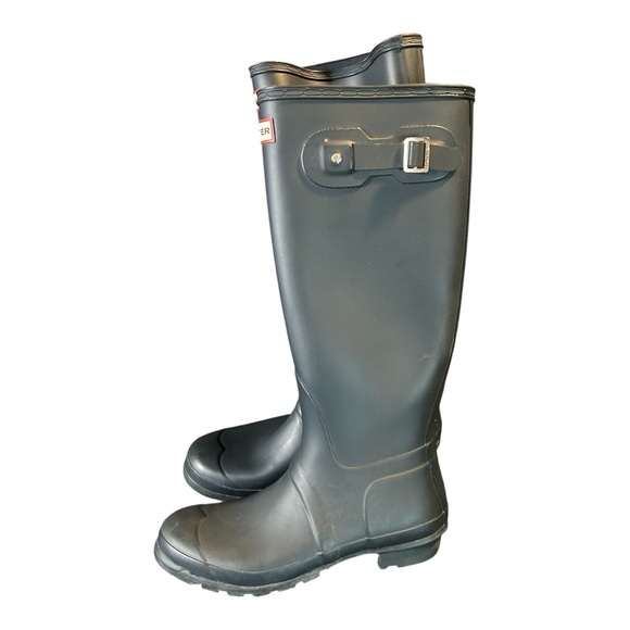 Hunter Women’s Navy blue Rain Boots - Picture 4 of 5